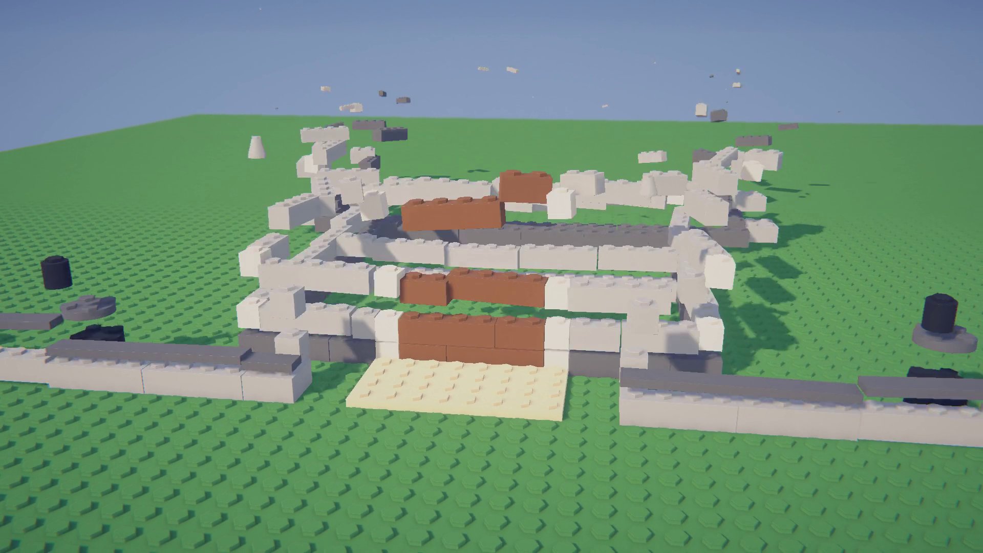 The church, first walls