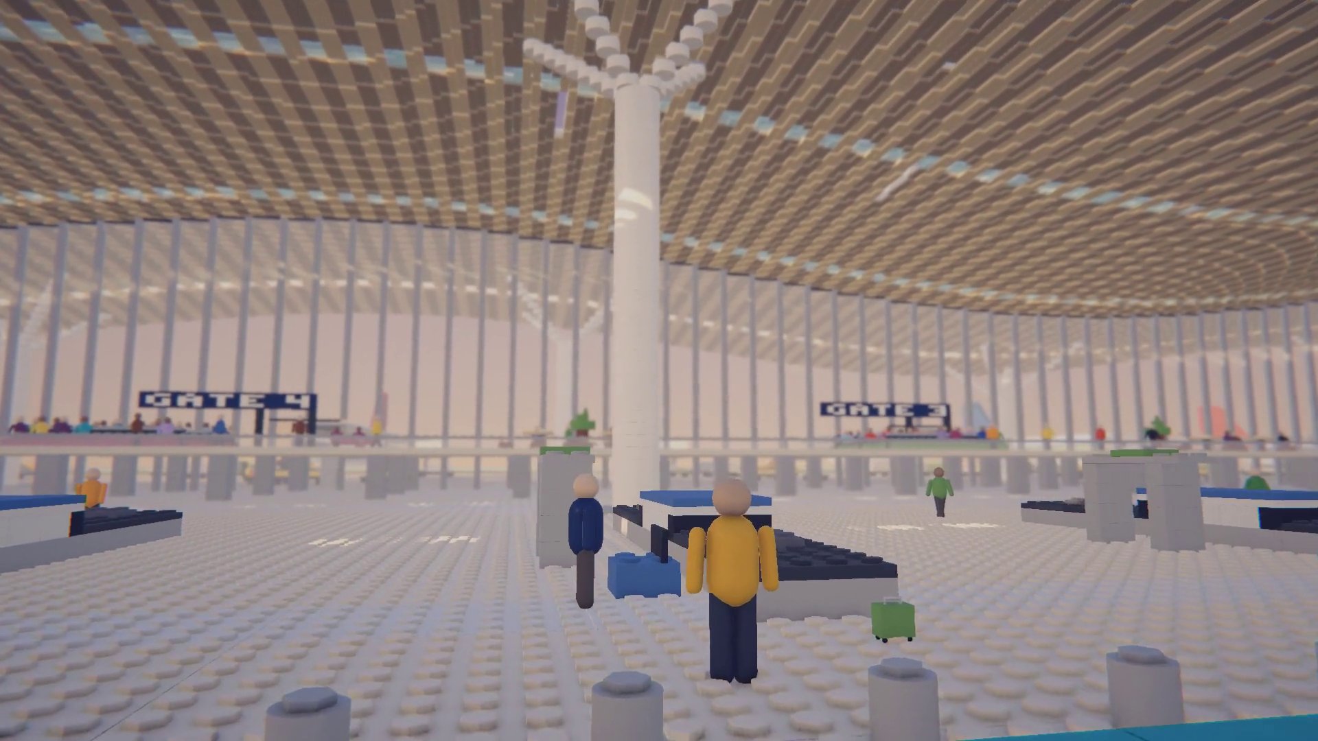 Inside the terminal