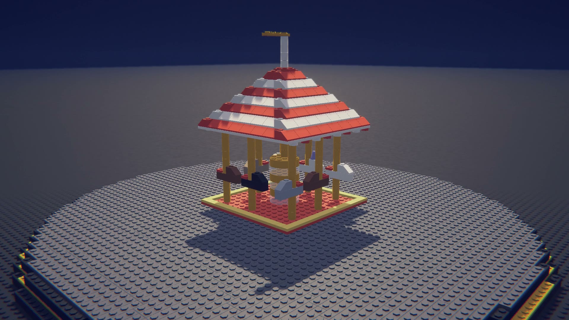 A carousel